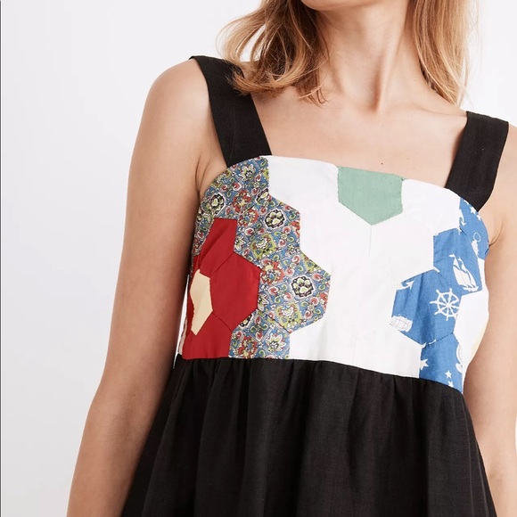 Madewell X Carleen Patchwork Surrounded Islands Floral Midi Dress - Picture 7 of 14